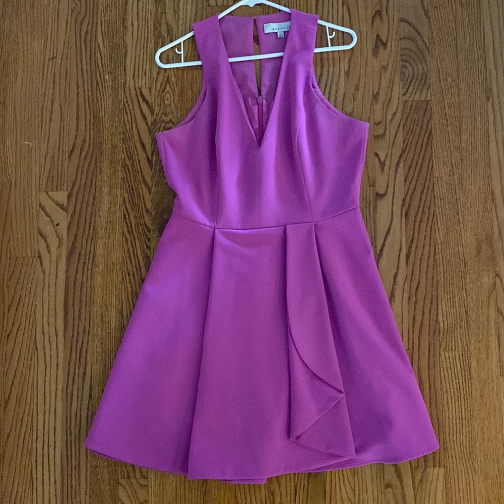 Purple Cocktail Mini Dress